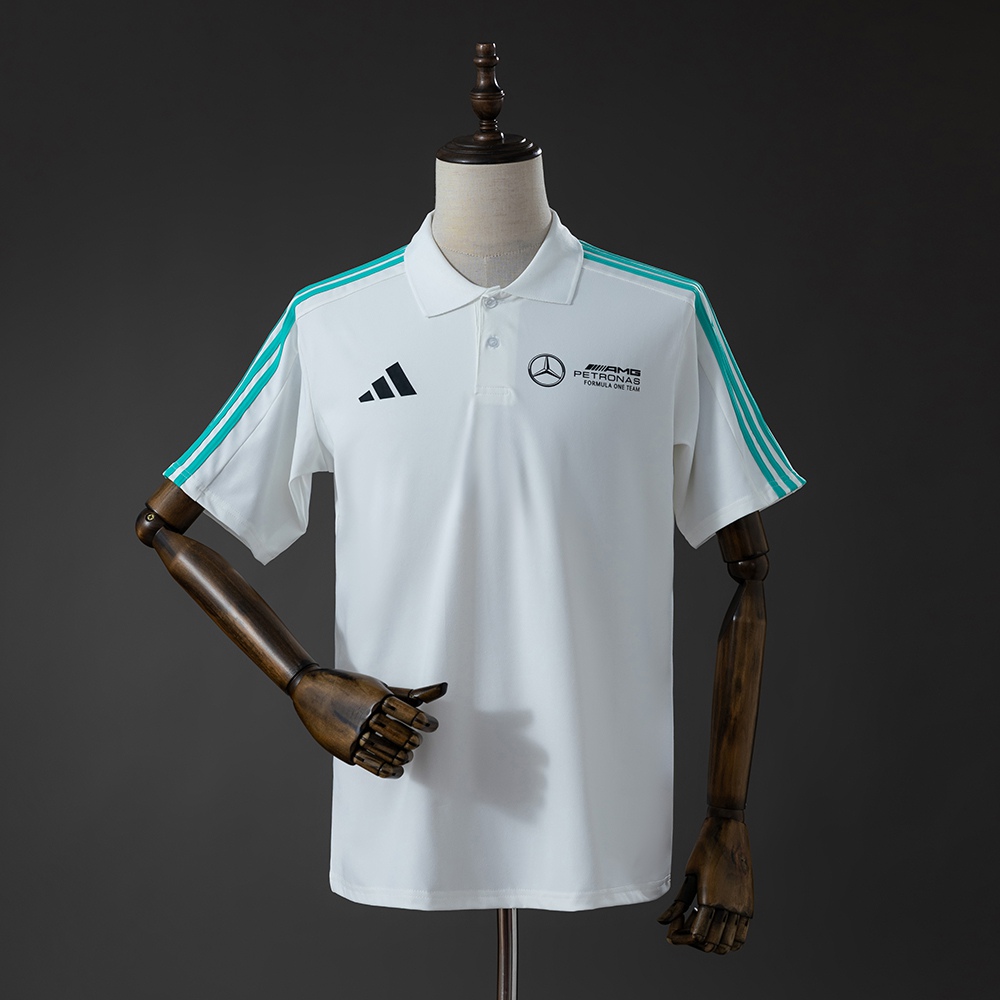 Mercedes-AMG Petronas F1 2026 White Polo
