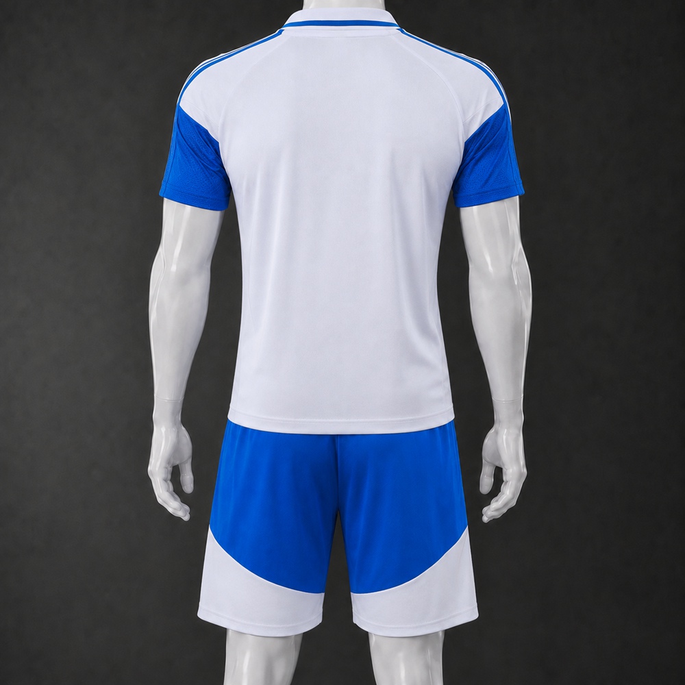 Juventus 26/27 White Blue Gold Polo/Pants Kit Foto 2