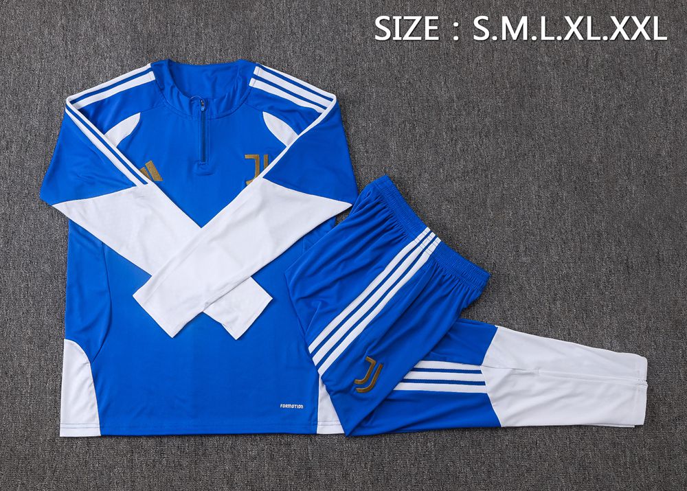 Juventus 26/27 Blue White Gold Half Zip Tracksuit Foto 2