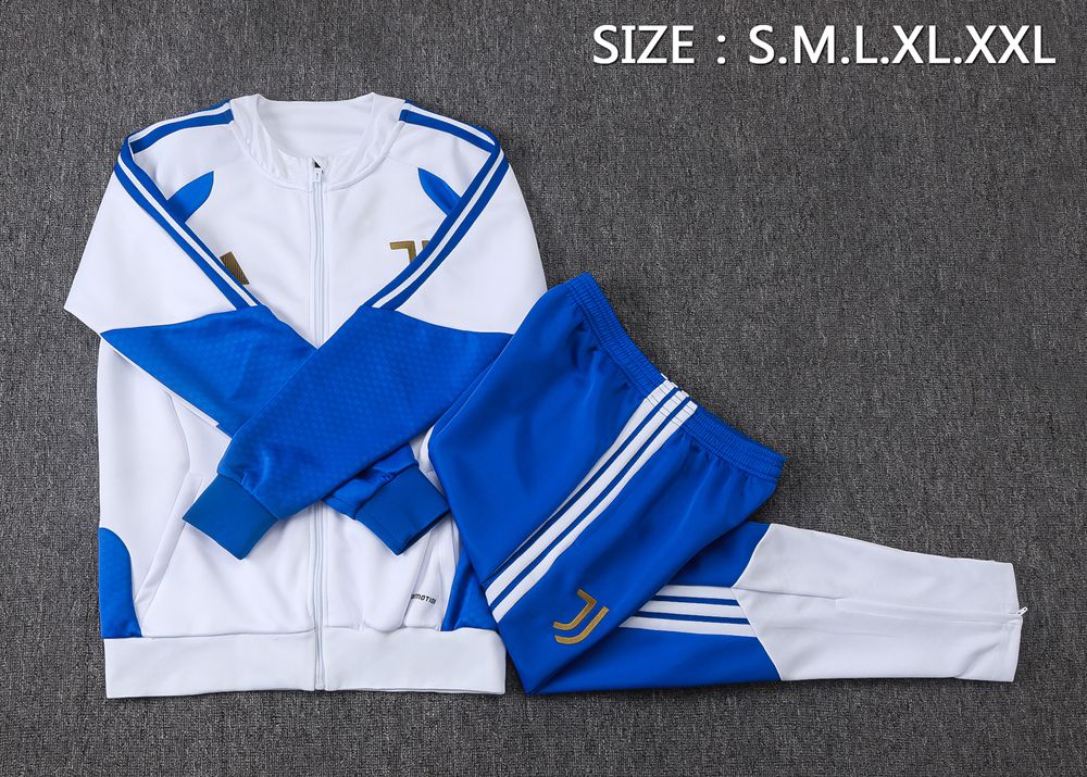 Juventus 26/27 White Blue Jacket Kit Foto 2