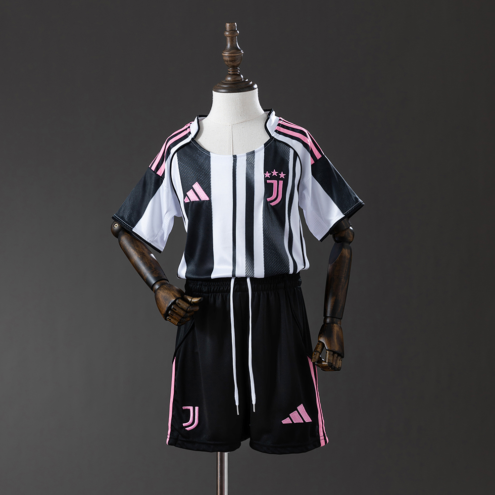Juventus 25/26 Home Full Kids Kit Jersey