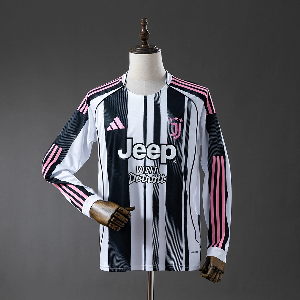 Juventus 25/26 Home Long Sleeve Jersey
