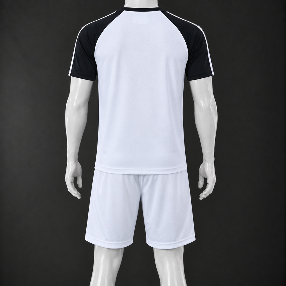 Juventus 26/27 White Black Short-Sleeve Shorts Set Foto 2