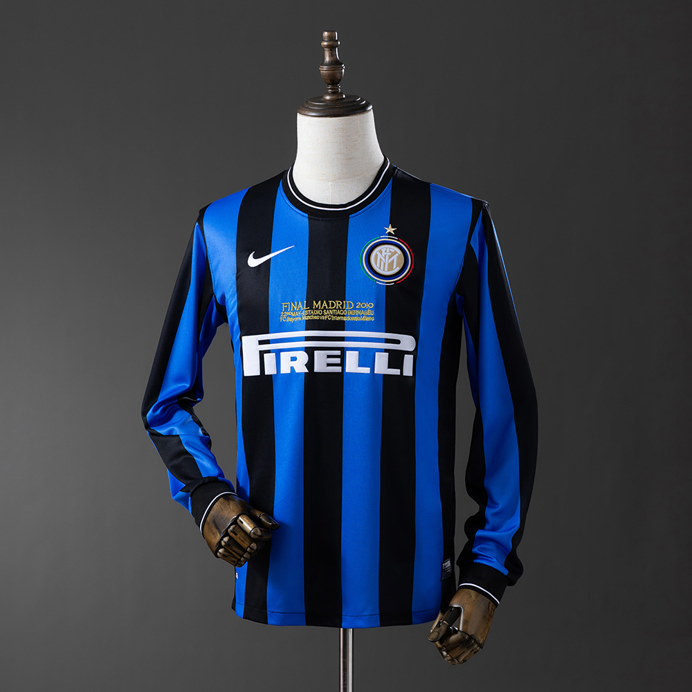 Inter Milan 09/10 Home Retro Long Sleeve Jersey