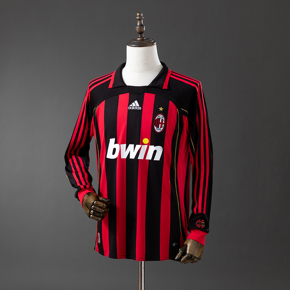 AC Milan 06/07 Home Long Sleeve Retro Jersey
