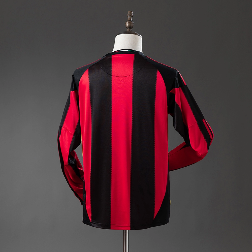 AC Milan 10/11 Home Long Sleeve Retro Jersey Foto 2
