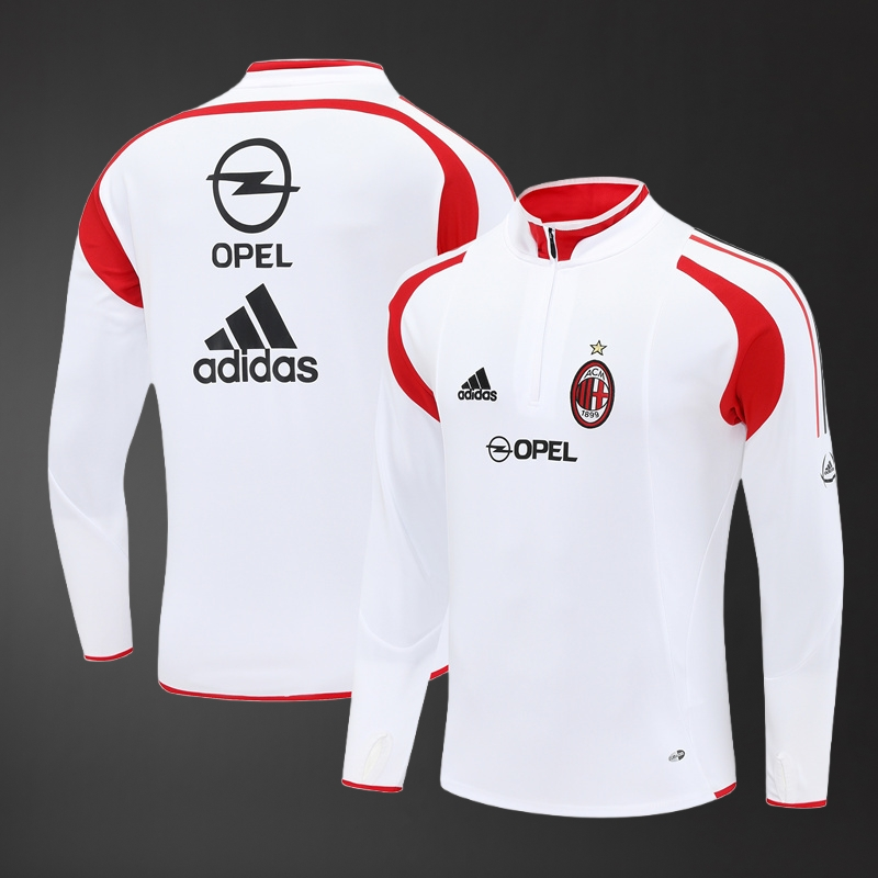 AC Milan 04/05 Adult Retro White Training Tracksuits