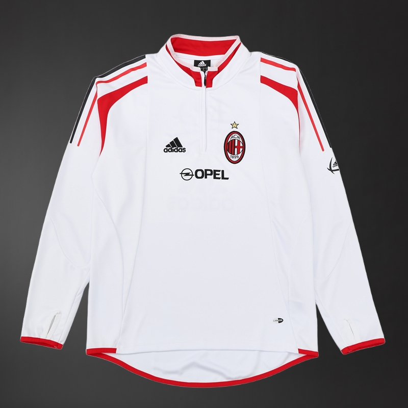 AC Milan 04/05 Adult Retro White Training Tracksuits Foto 2