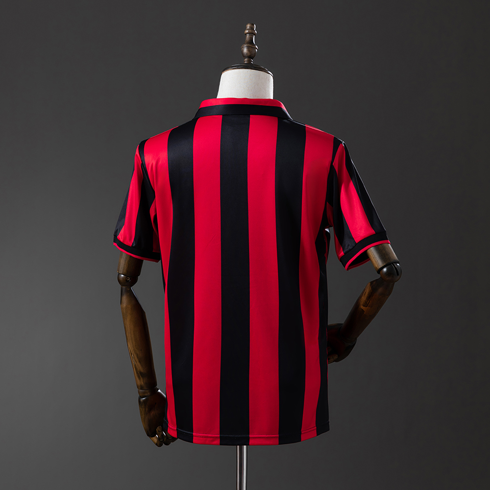 AC Milan 91/92 Home Retro Jersey Foto 2