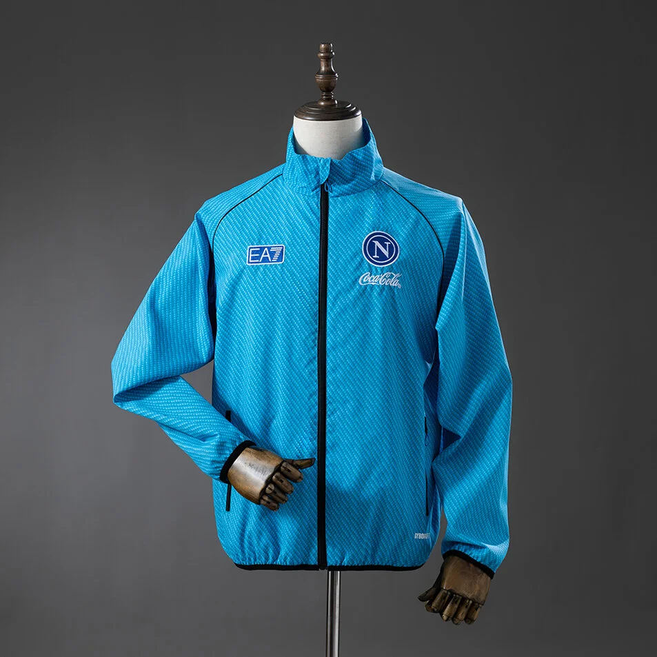 Napoli 25/26 EA7 Windbreaker Blue