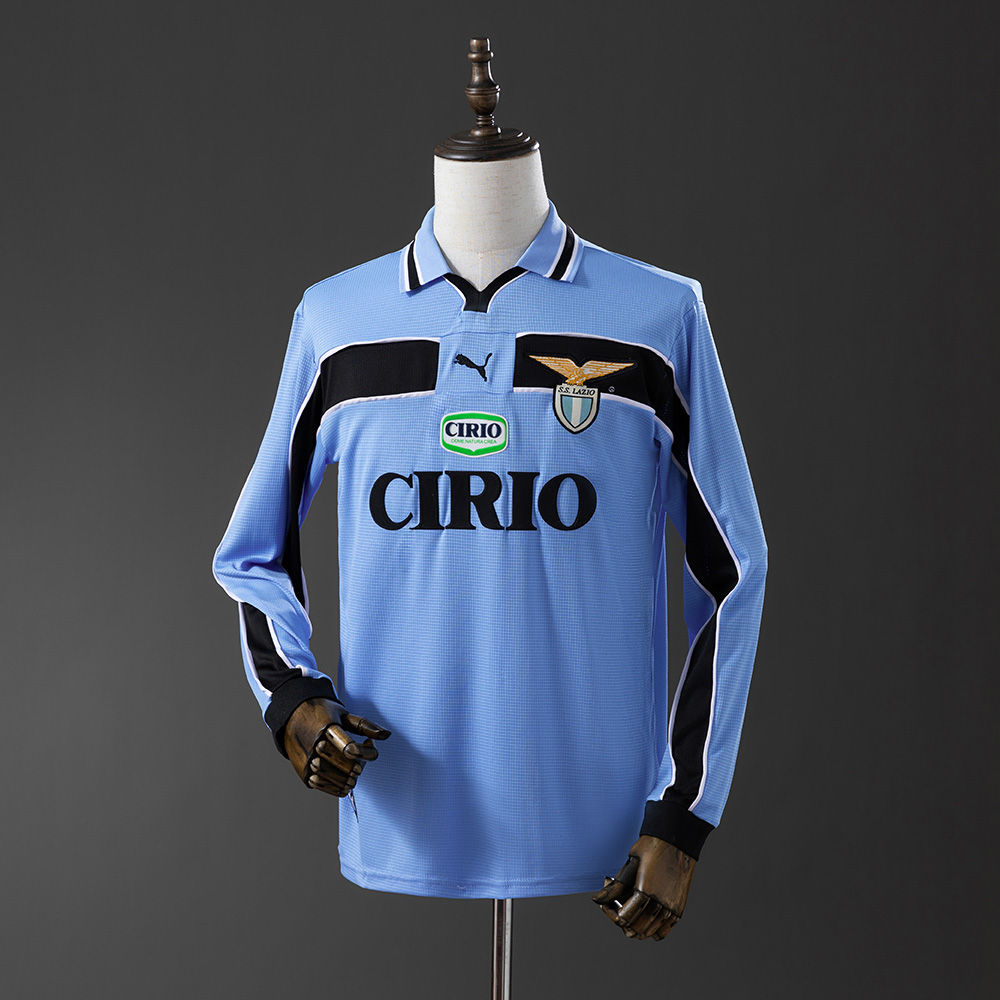 Lazio 98/99 Home Long Sleeve Retro Jersey