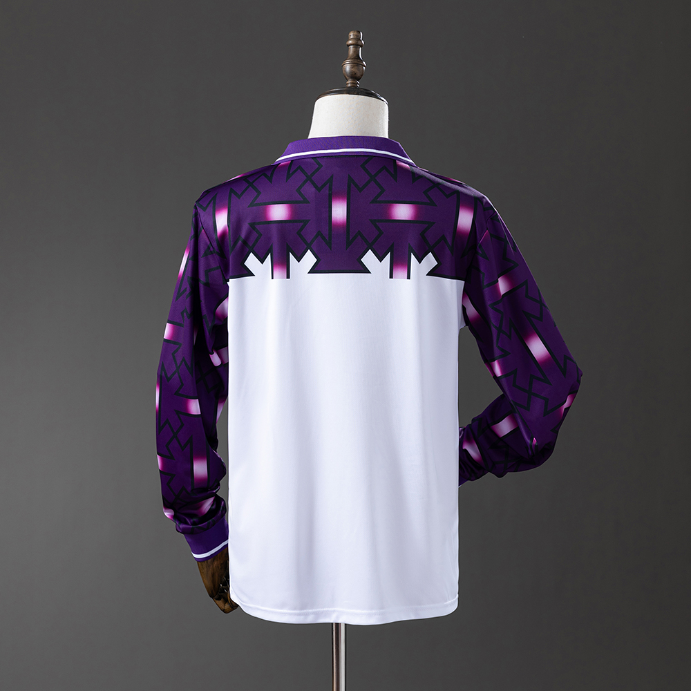 Fiorentina 92/93 Away Long Sleeve Retro Jersey Foto 2