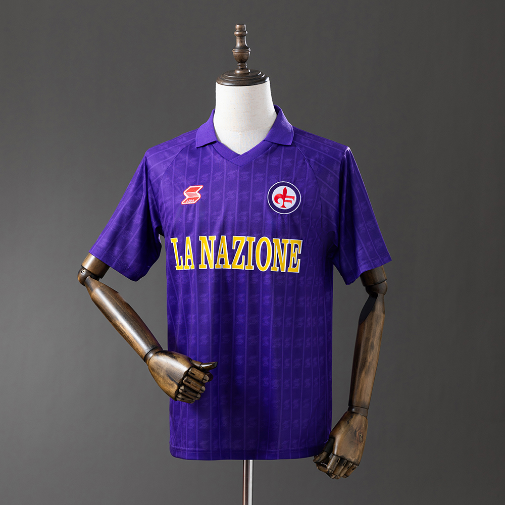 Fiorentina 89/90 Home Retro Jersey