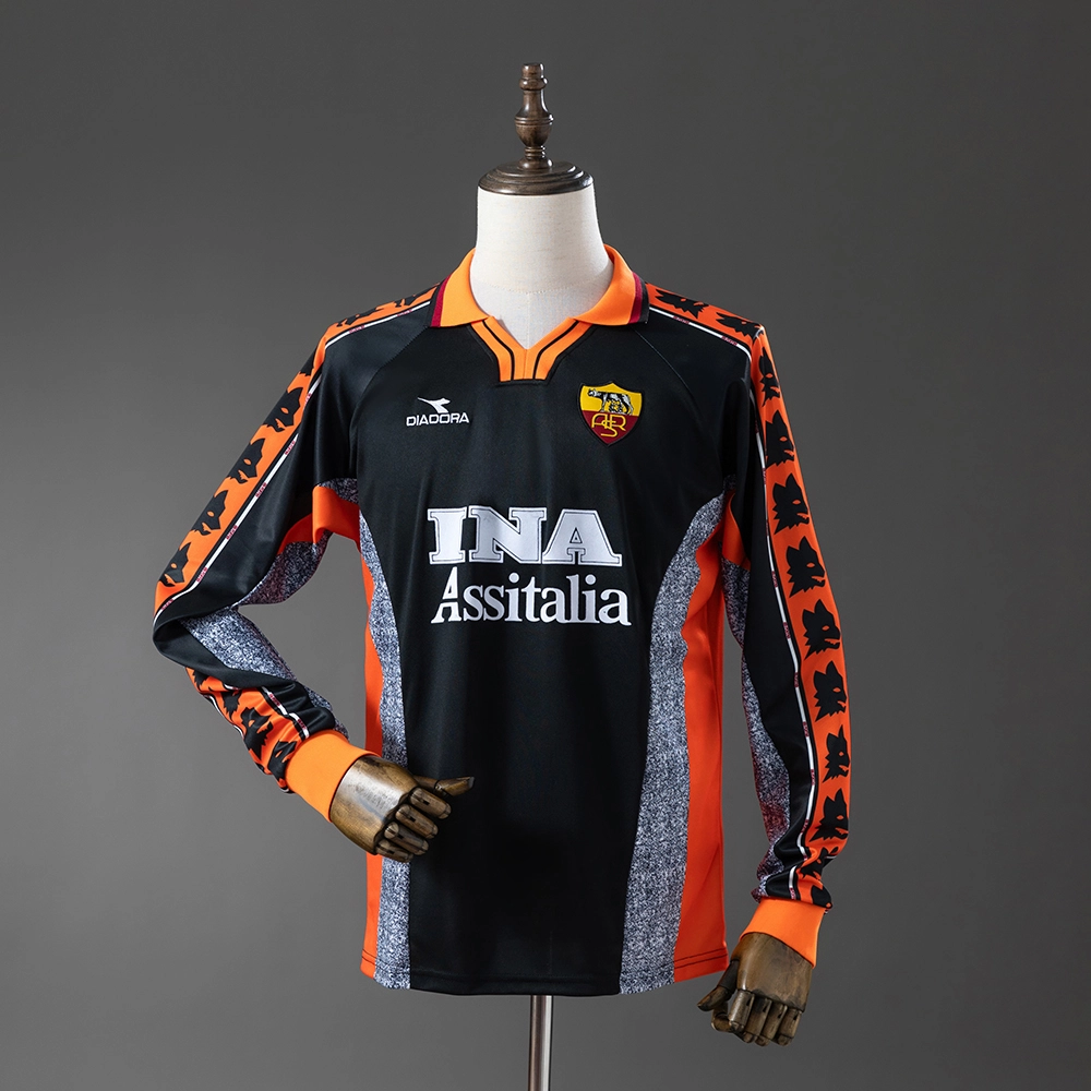 Roma 98/99 Third Long Sleeve Retro Jersey