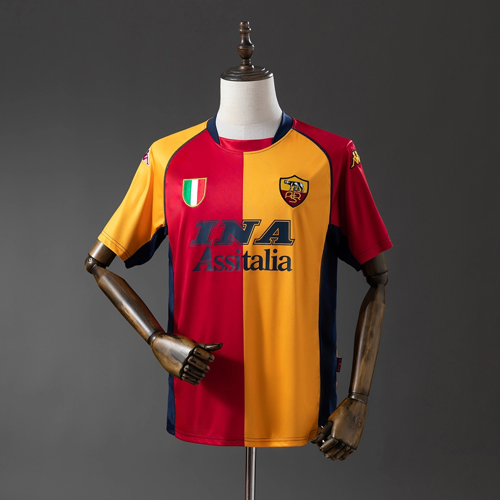 Roma 01/02 Home Retro Jersey