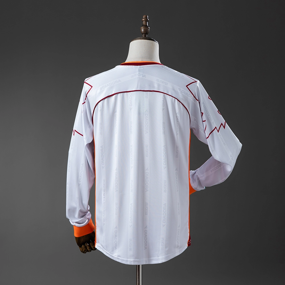 Roma 99/00 Away Long Sleeve Retro Jersey Foto 2