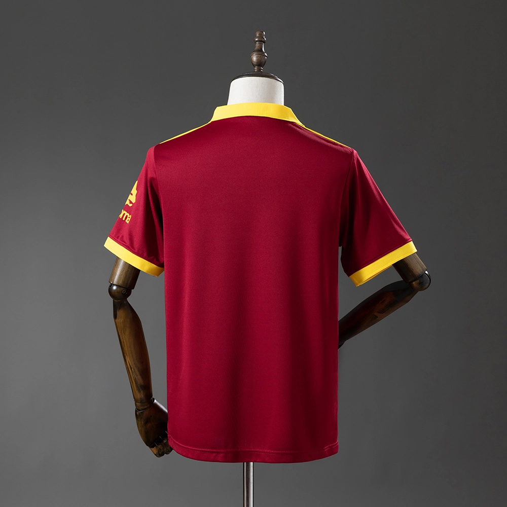 Roma 91/92 Home Retro Jersey Foto 2