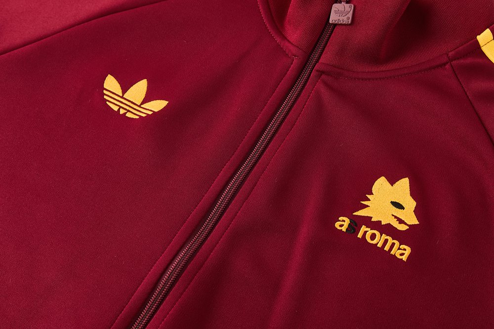 Roma 26/27 Burgundy Black Yellow Jacket Kit Foto 2