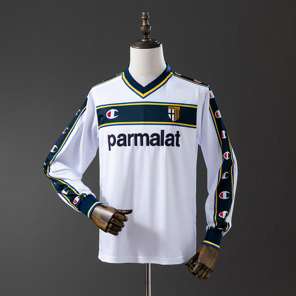 Parma Calcio 02/03 Away Long Sleeve Retro Jersey