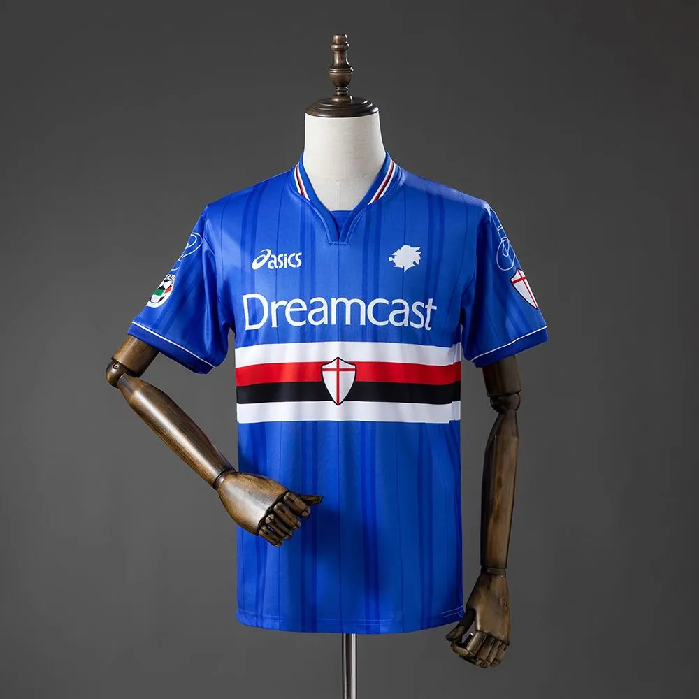 Sampdoria 00/01 Home Retro Jersey