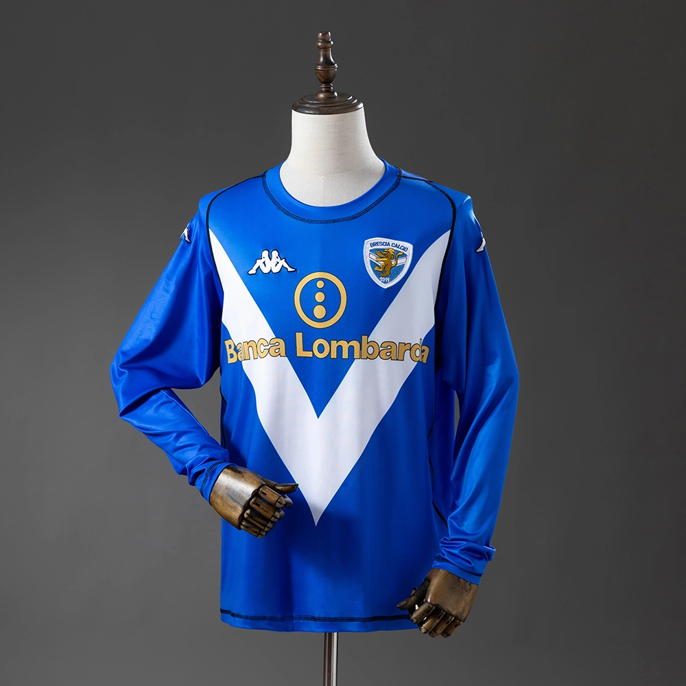 Brescia Calcio 03/04 Home Long Sleeve Retro Jersey