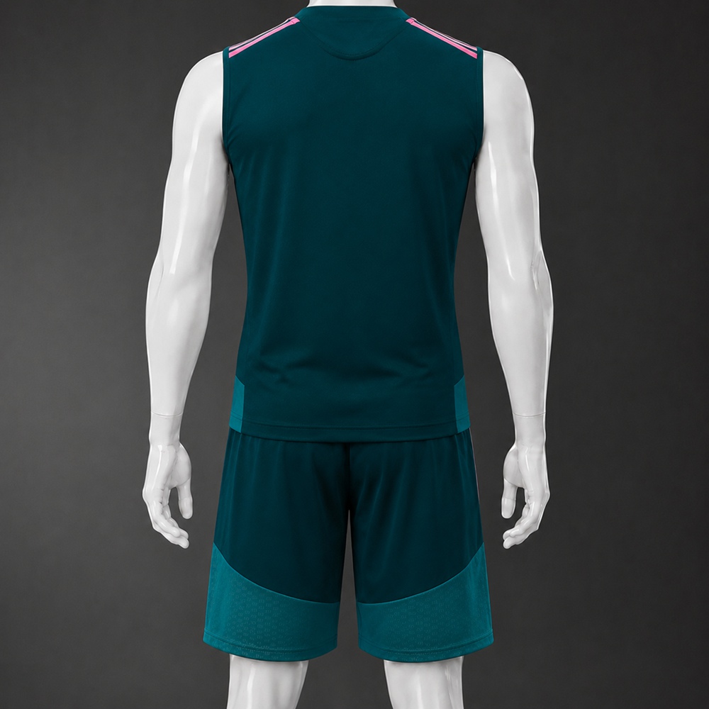 Real Madrid 26/27 Green Pink  Training Vest kit Foto 2