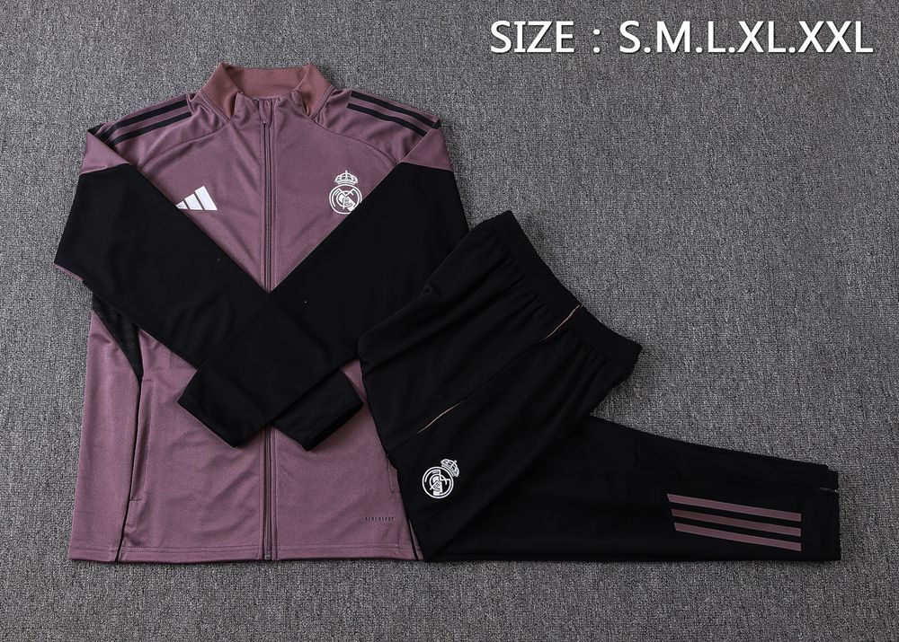 Real Madrid 26/27 Purple & Black Jacket Kit Foto 2