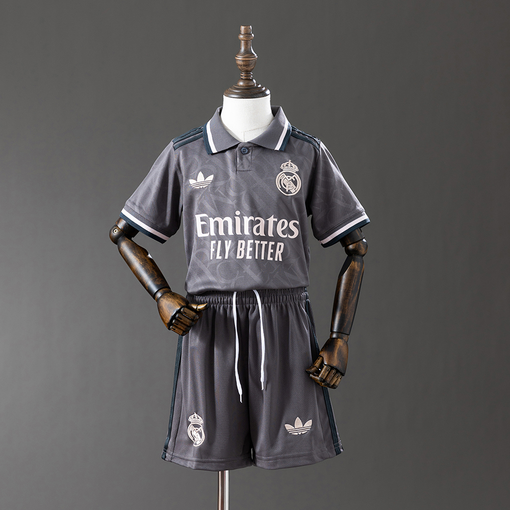 Real Madrid 24/25 Third Away Full kids kit Jersey