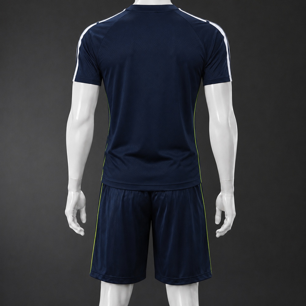 Real Madrid 25/26 Dark Blue White Short Sleeve Short Set Foto 2