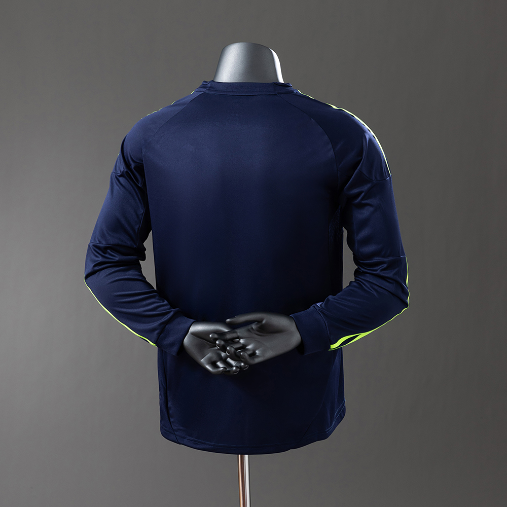 Real Madrid 12/13 Away Long Sleeve Player Version Retro Jersey Foto 2