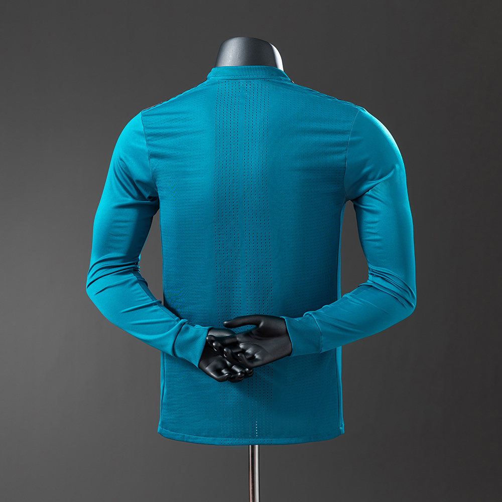 Real Madrid 17/18 Third Away Long Sleeve Player Version Retro Jersey Foto 2