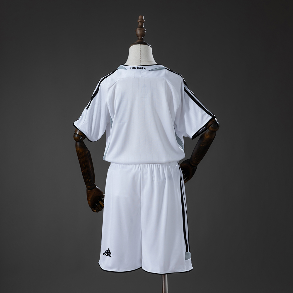 Real Madrid 06/07 Home Retro Kids Kit Jersey Foto 2