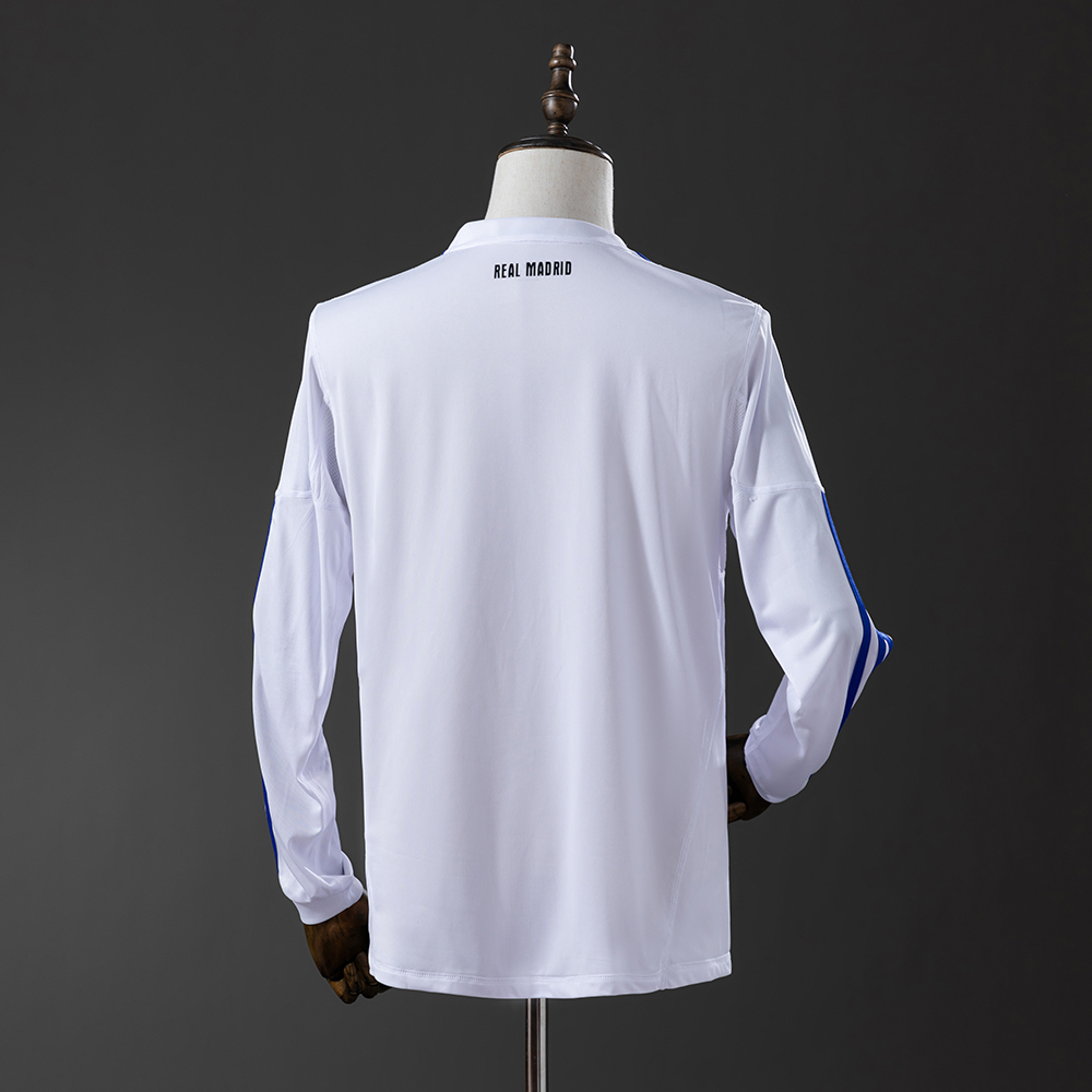 Real Madrid 10/11 Home Long Sleeve Retro Jersey Foto 2