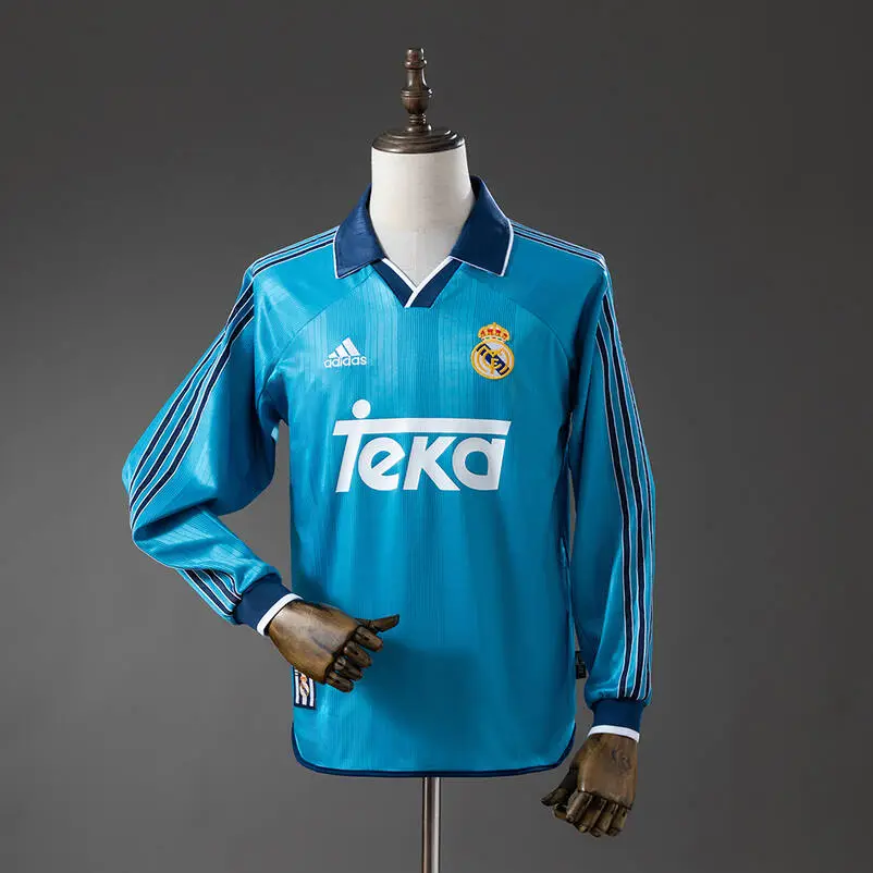Real Madrid 99/00 Third Long Sleeve Retro Jersey