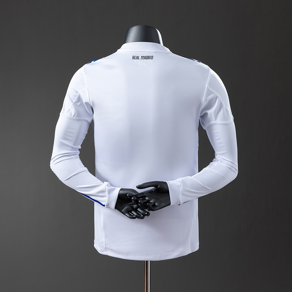 Real Madrid 10/11 Home Long Sleeve Player Version Retro Jersey Foto 2