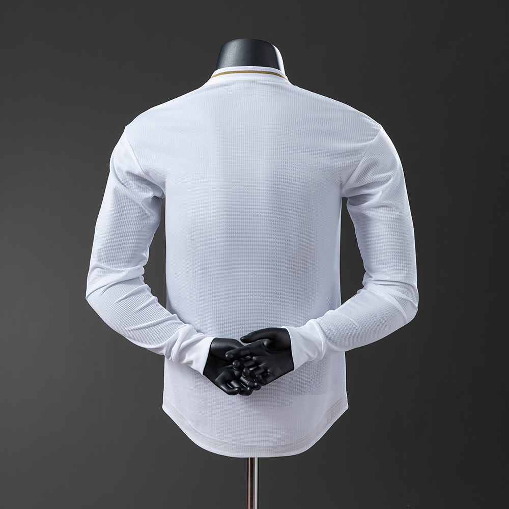 Real Madrid 19/20 Home Long Sleeve Player Version Retro Jersey Foto 2