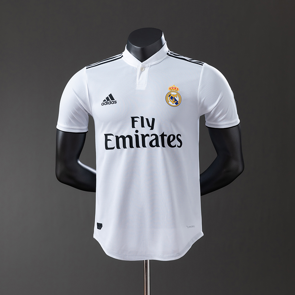 Real Madrid 18/19 Home Player Version Retro Jersey