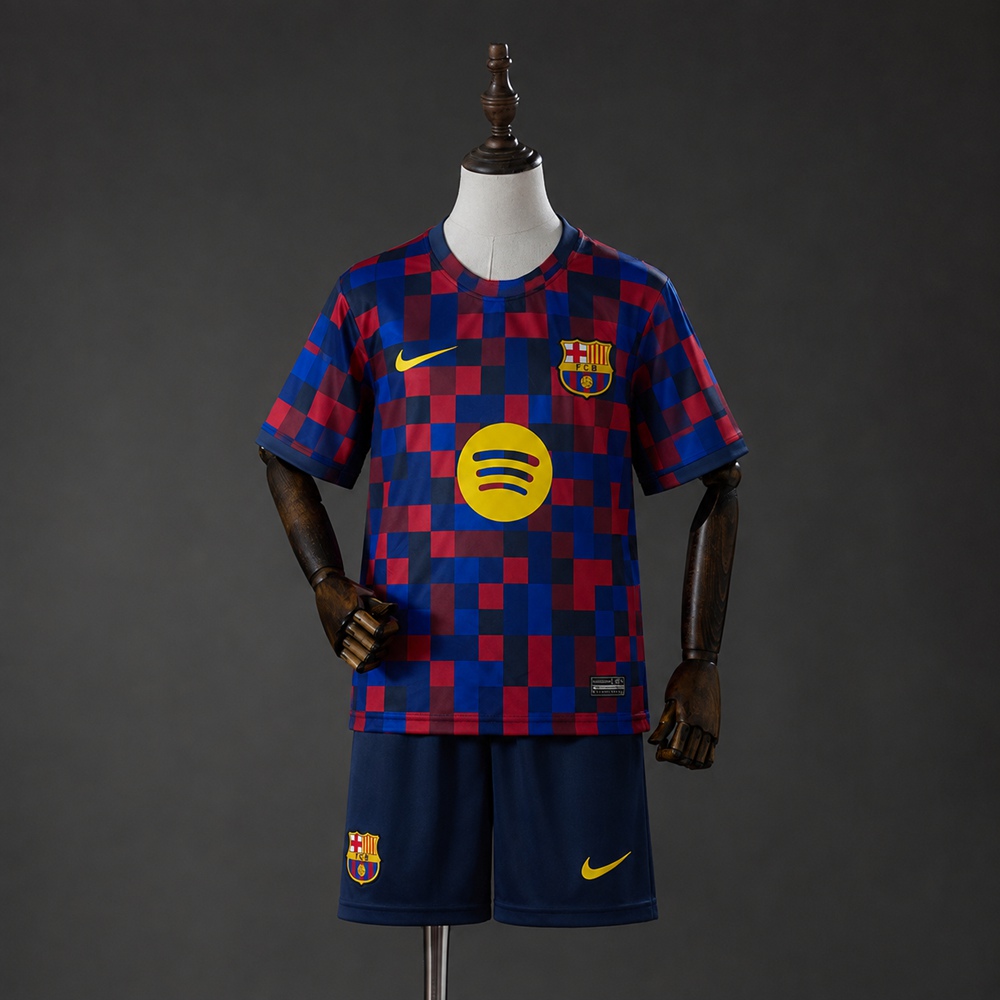 Barcelona 26/27 Pre Match Kids kit