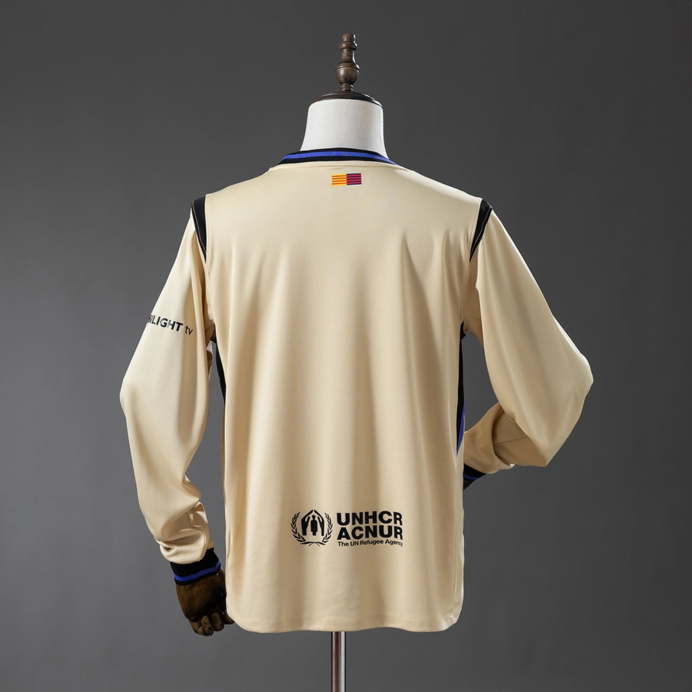 Barcelona 25/26 Away Long Sleeve Jersey Foto 2