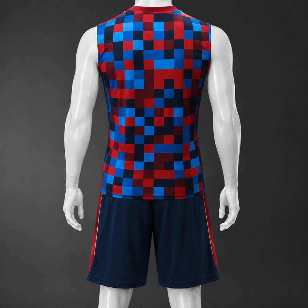 Barcelona 26/27 Blue Red Training Vest kit Foto 2