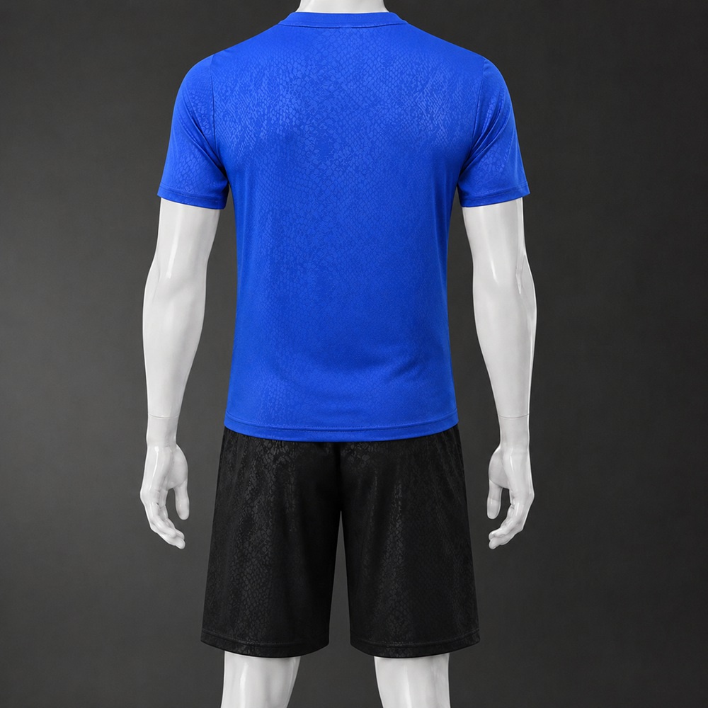 Barcelona 25/26 Blue Black Short Sleeve Short Set Foto 2