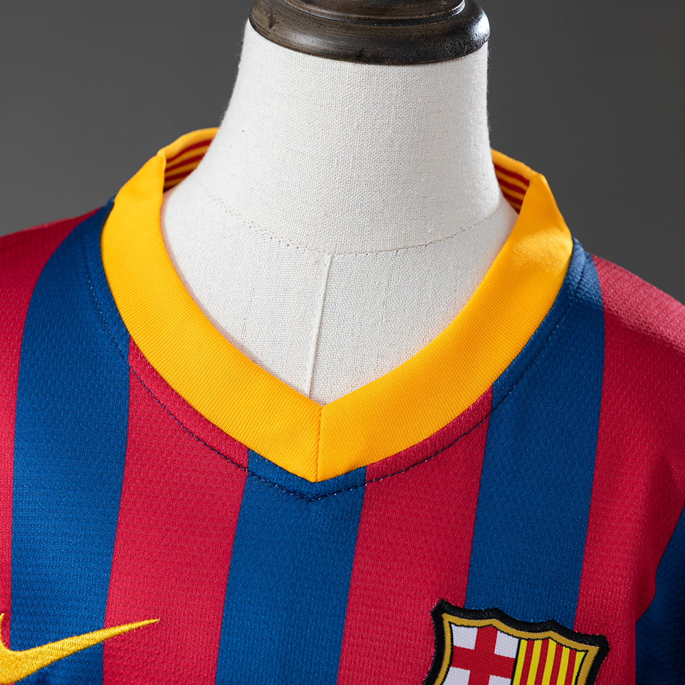 Barcelona 13/14 Home Retro Kids Kit Jersey Foto 2
