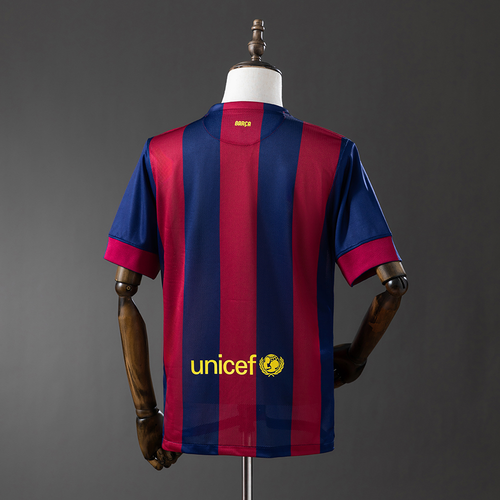 Barcelona 14/15 Home Retro Jersey Foto 2