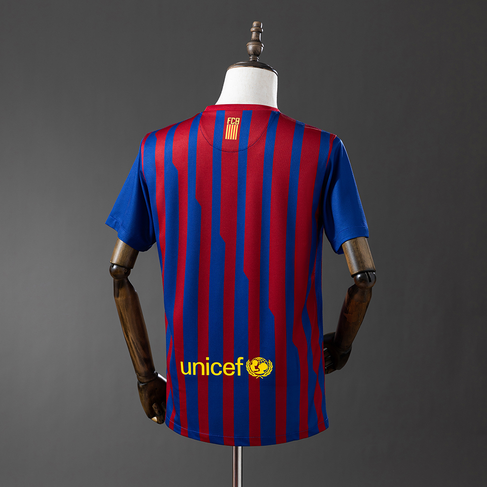 Barcelona 11/12 home Retro Jersey Foto 2