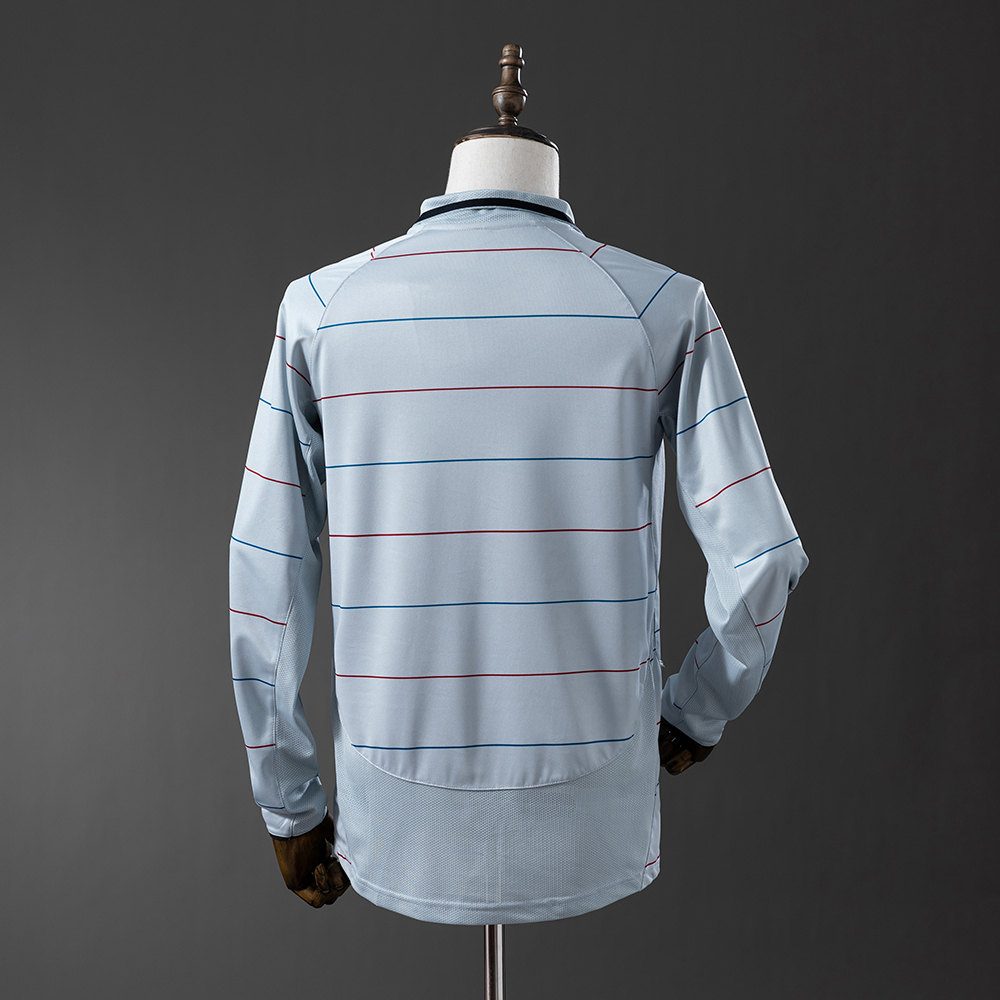Barcelona 03/04 Away Retro Long Sleeve Jersey Foto 2