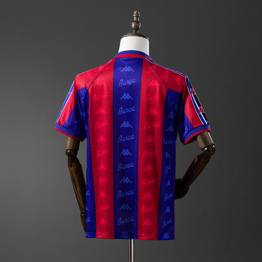 Barcelona 95/97 Home Retro Jersey Foto 2
