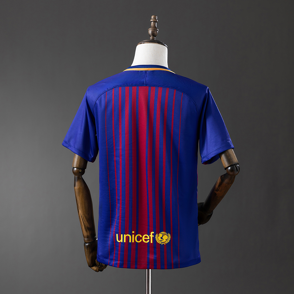 Barcelona 17/18 Home Retro Jersey Foto 2