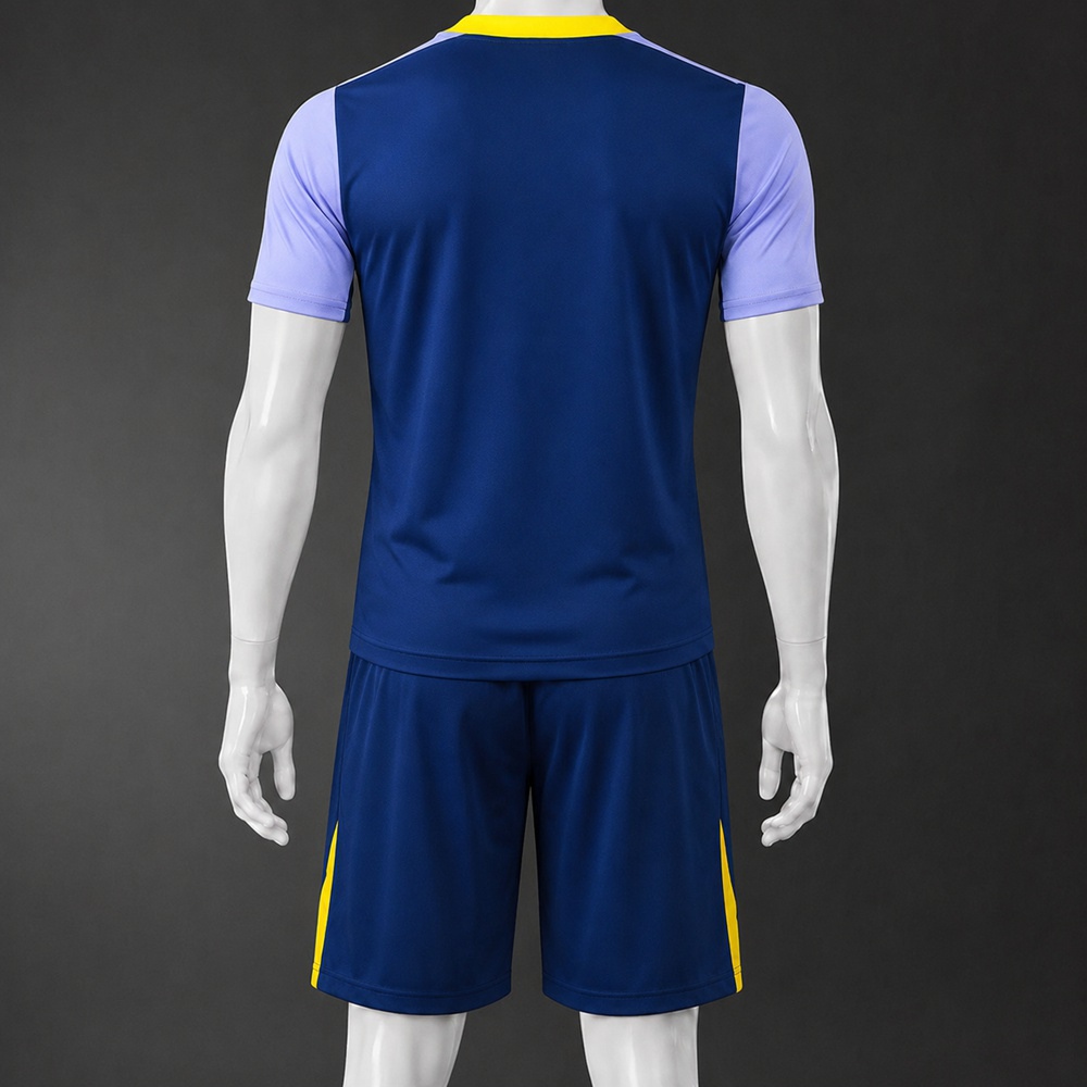 Atletico Madrid 25/26 Blue Light Purple Short Sleeve Short Set Foto 2