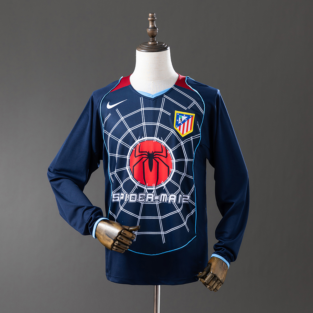 Atletico Madrid 04/05 Away Long Sleeve Retro Jersey