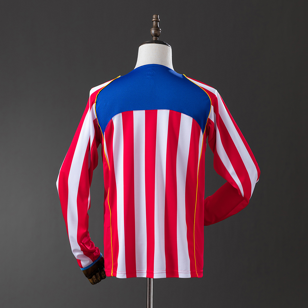 Atletico Madrid 04/05 Home Long Sleeve Retro Jersey Foto 2